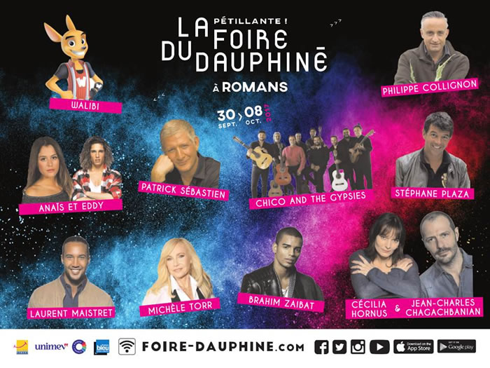 Magiline à la Foire du Dauphiné à Romans