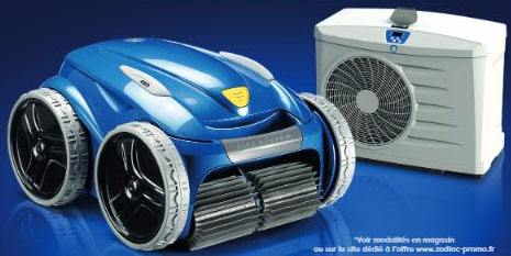 Offre Zodiac Robots et Pompes à chaleur