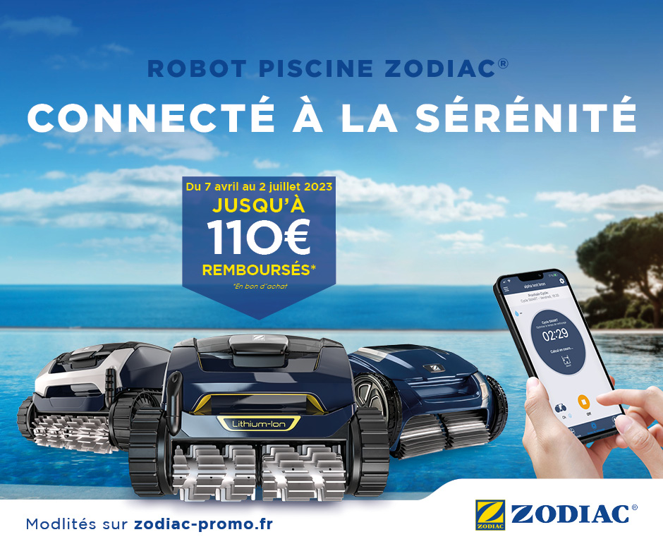 Offre Zodiac Poolcare et Maytronics Dolphin