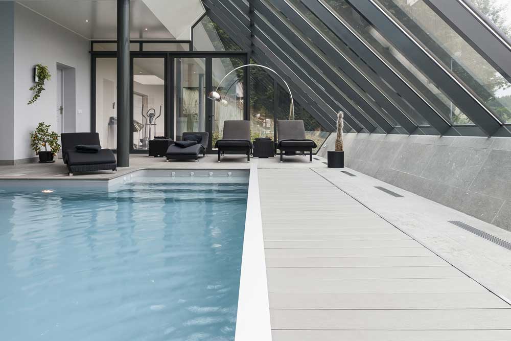 Piscine connectée wifi avec analyses